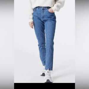 Dr. Denim Women's Straight Leg Dark Blue Jeans